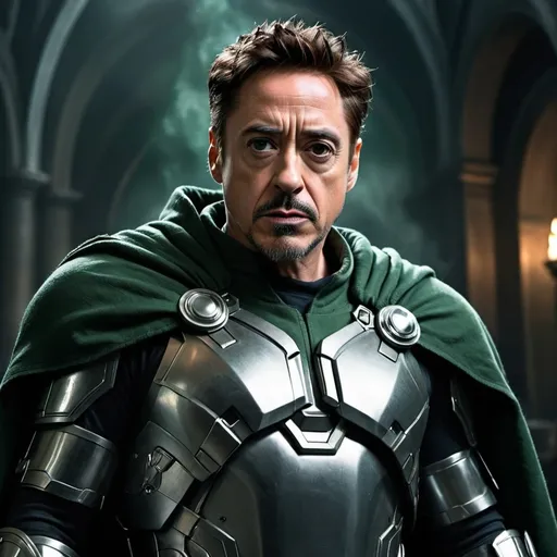 Prompt: Robert Downey Jr as Doctor Doom