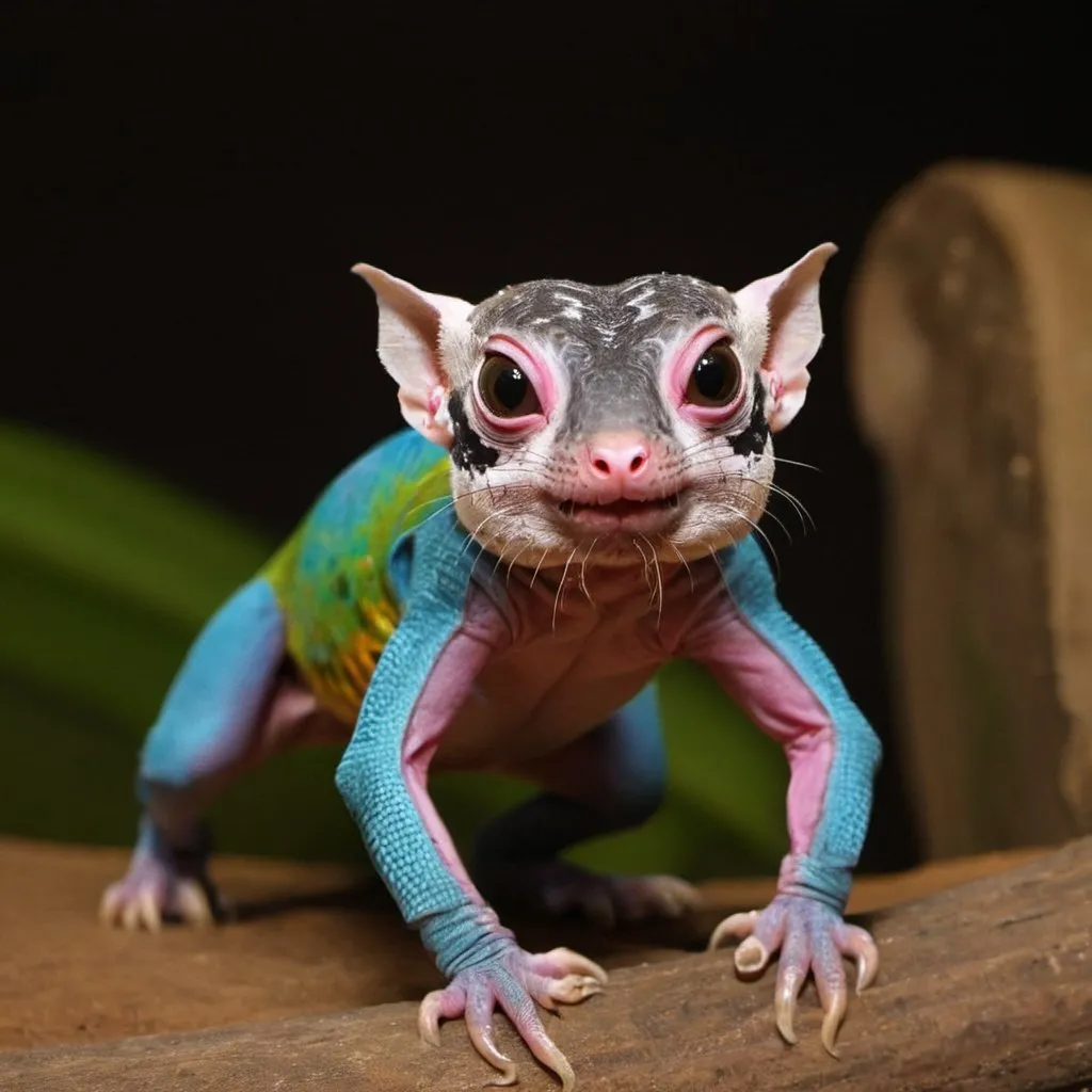 Prompt: A brilliant exotic species from another planet exotic pet animal