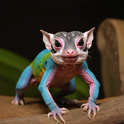 Prompt: A brilliant exotic species from another planet exotic pet animal