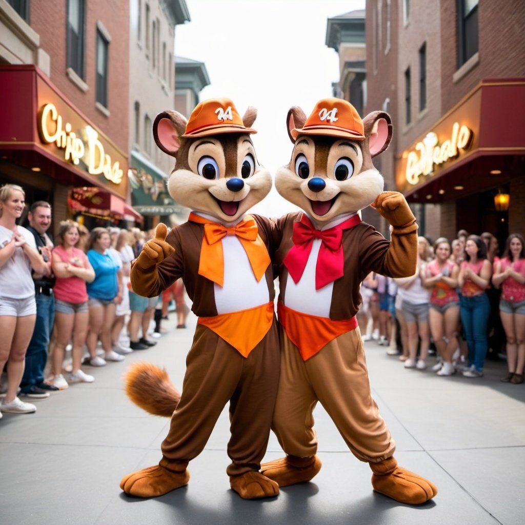 Chip and Dale dancer