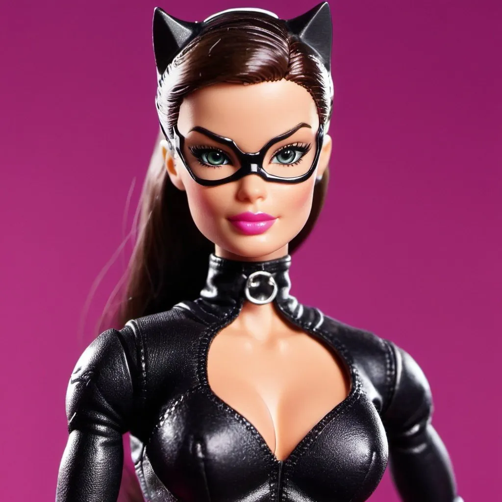 Prompt: Catwoman barbie
