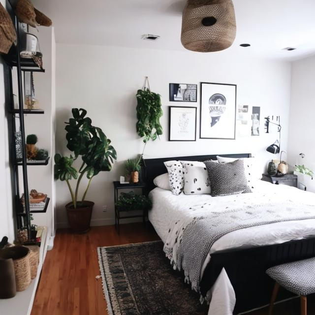 Prompt: a homey bedroom