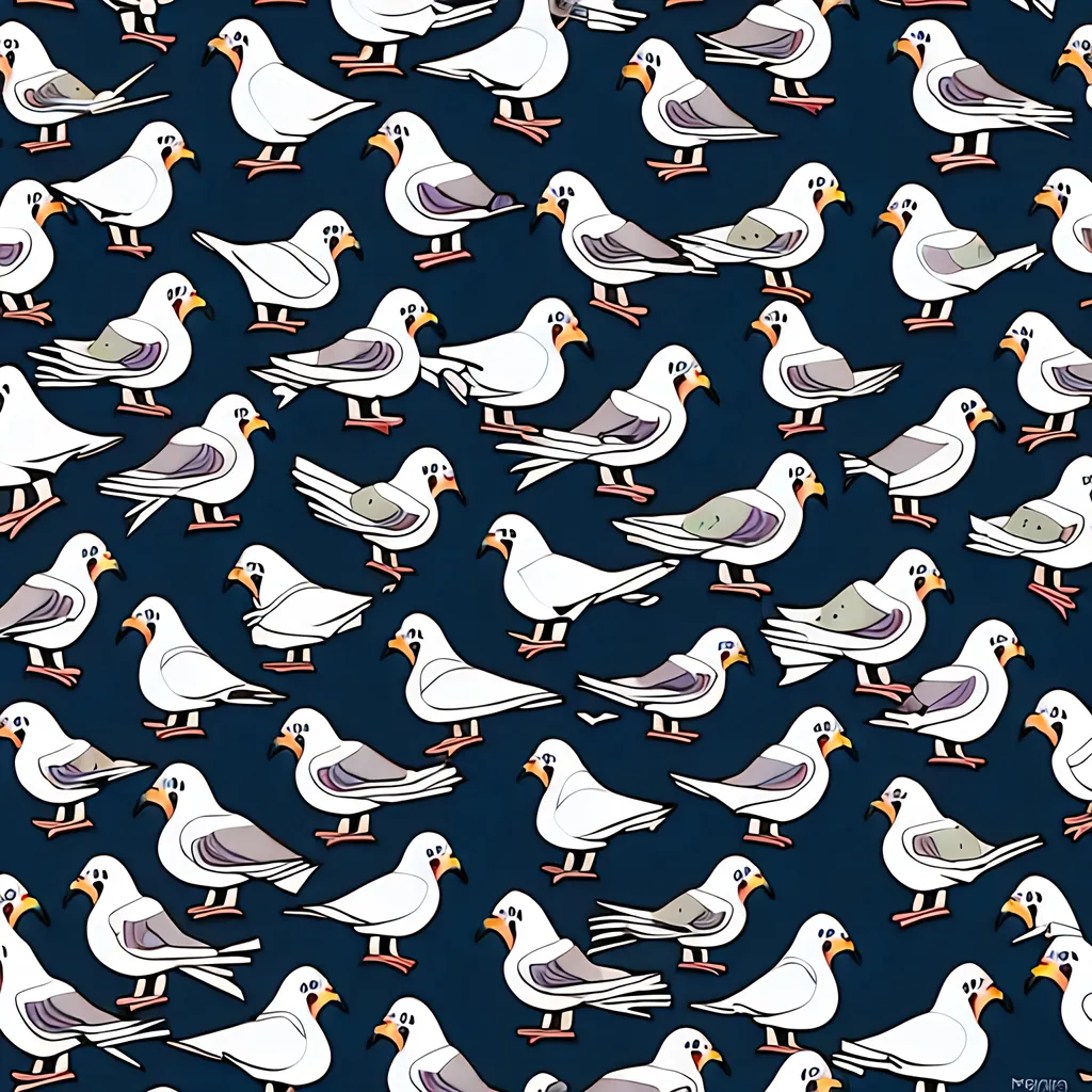 tessellation of birds