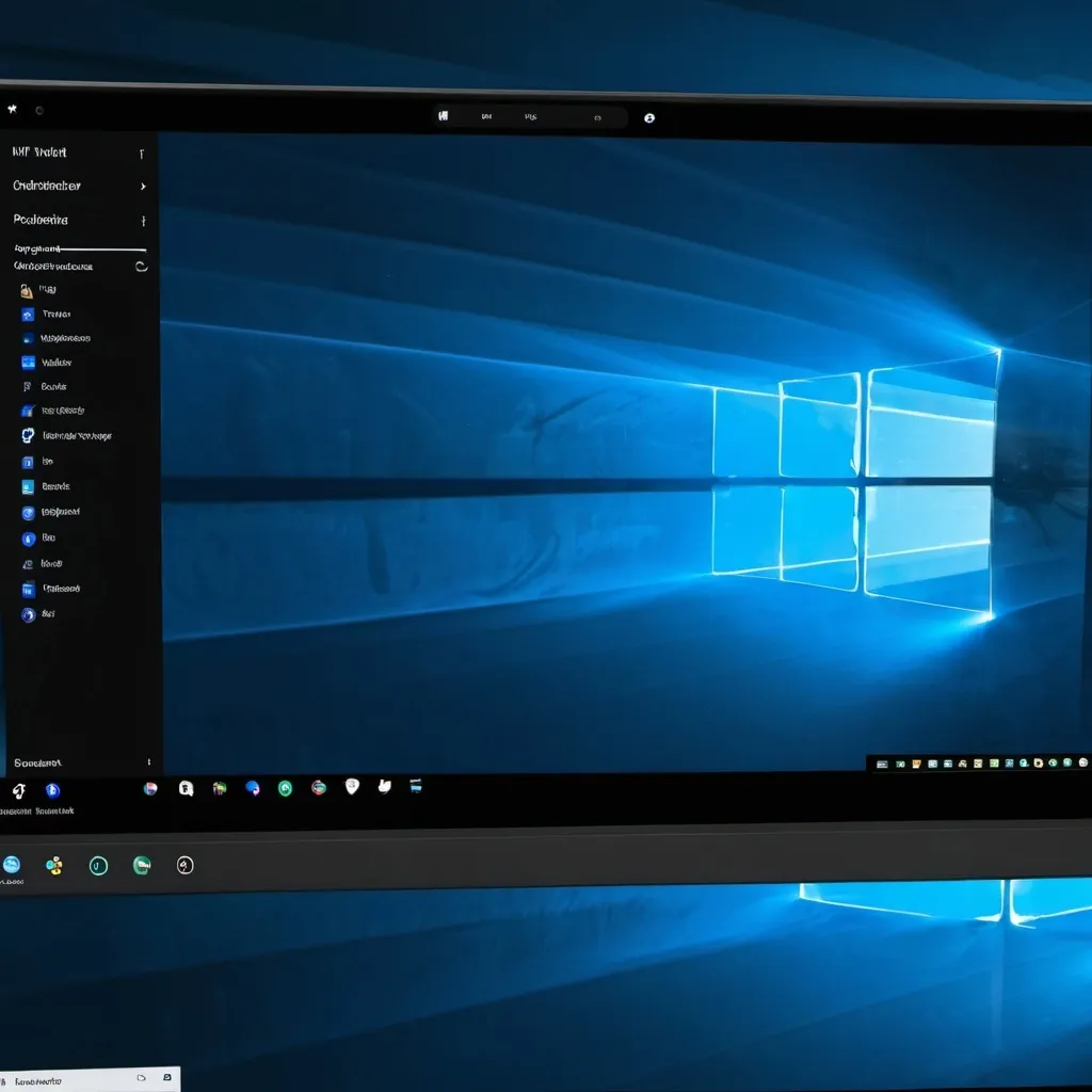 Prompt: a windows 11 workstation screen before login 