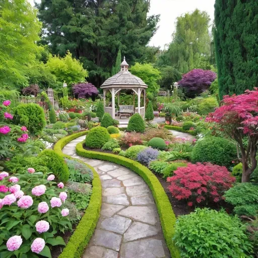 Prompt: Beautiful garden