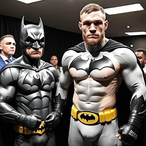 Prompt: Conor Mc Gregor con Batman