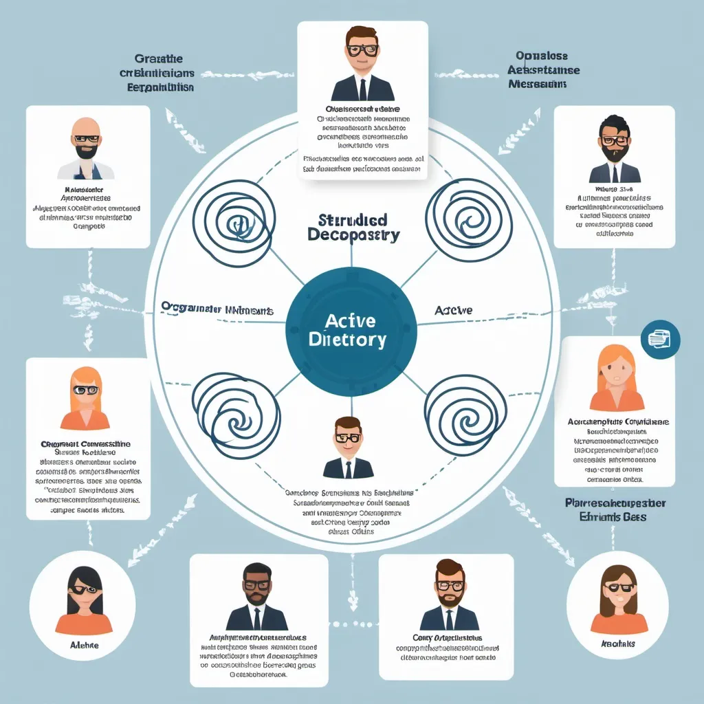 Prompt: Create an image that can be used in your PPT to illustrate the importance of structured Active Directory group descriptions. It highlights organization, clarity, and relevance to compliance and efficiency.
