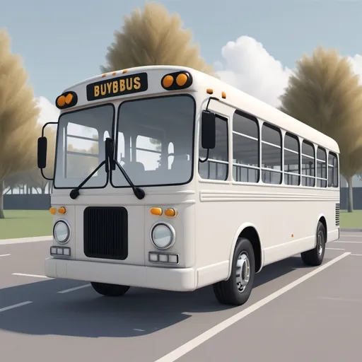 Prompt: Generate a nursery bus in 2d