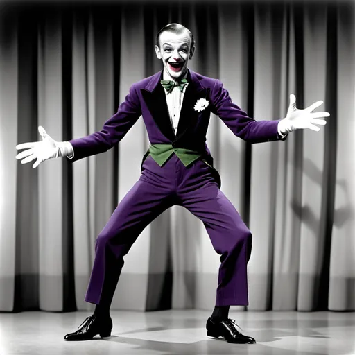 Prompt: fred astaire joker