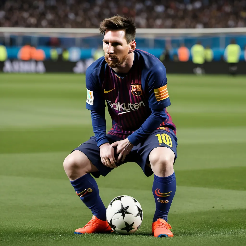 Prompt: Messi fait pipi