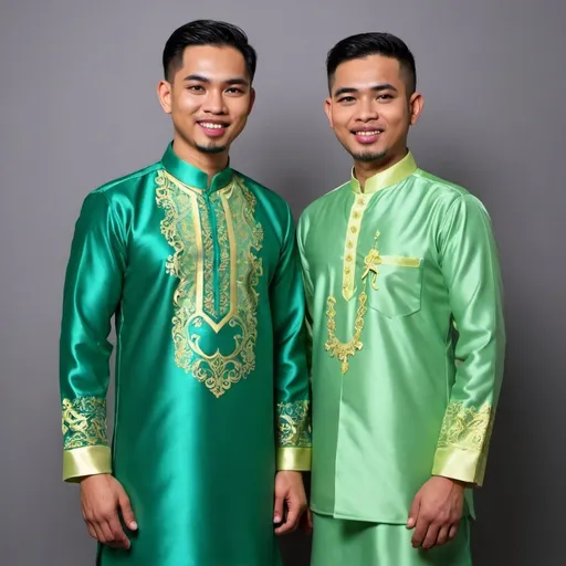 Prompt: hari raya baju cara melayu