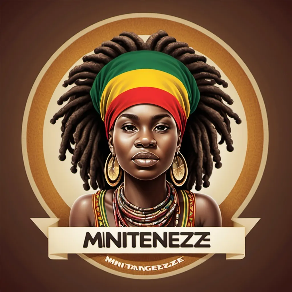 Prompt: Mnitengenezee logo inaitwa Janja kanka ndani yake iwe na mic,Ngoma,na katuni ya rasta