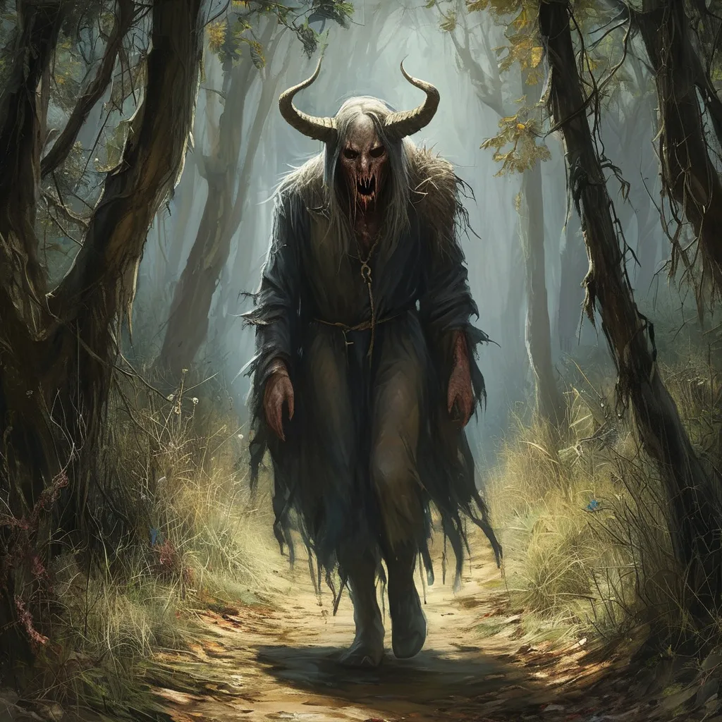 Prompt: There's a demon I've got to contain
When I'm walking through the fen
Getting deep into the black
Whispers, I can't restrain