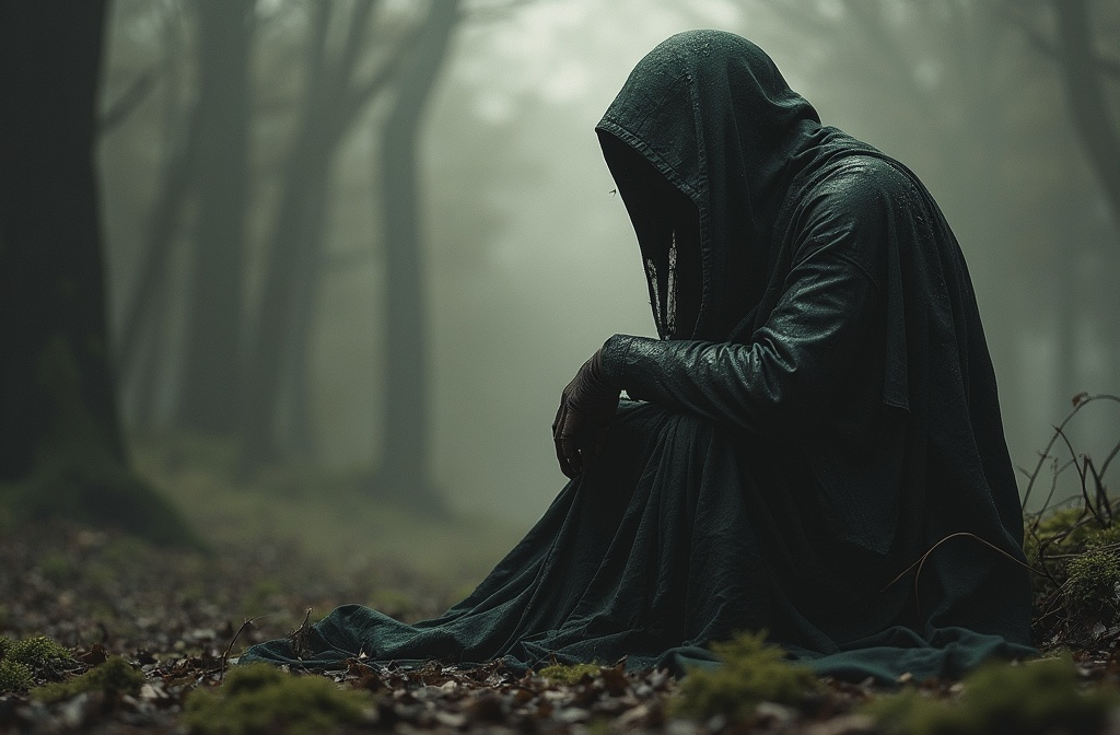 Prompt: Deathly loss this can't be real
I cannot stand this hell I feel
Emptiness is filling me
To the point of agony
Growing darkness taking dawn, yeah
I was me but now, he's gone