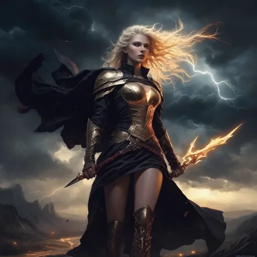 Prompt: Heroine of the night
Blood and thunder rushing through me
'Til the dawn of light
The sky is turning gold