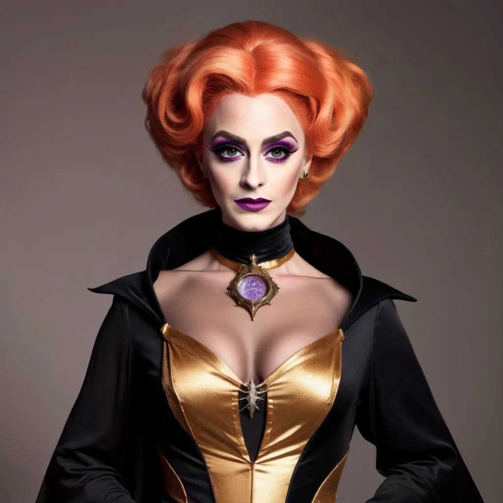 Prompt: If Harry Potter was a gorgeous graceful drag queen.