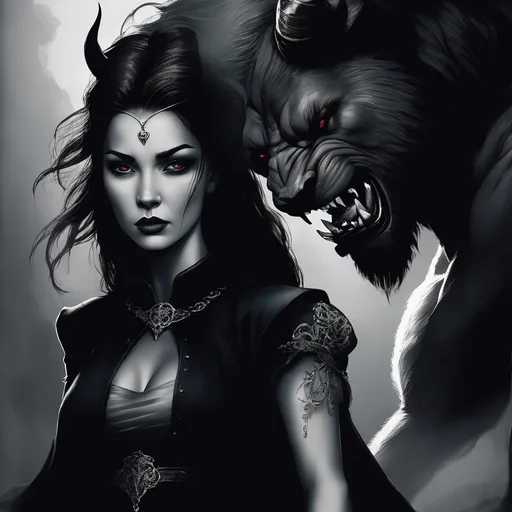 Prompt: She's deadly, man
And she could really rip your world apart
Mind over matter
the beauty is there
But a beast is in the heart