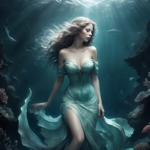 Prompt: A siren from the deep came to me
Sang my name my longing
Still I write my songs about that dream of mine
Worth everything I may ever be