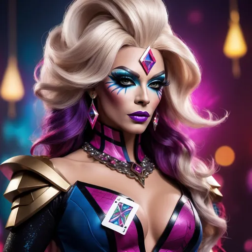 Prompt: Gorgeous drag queen (Marvel Superhero Gambit)