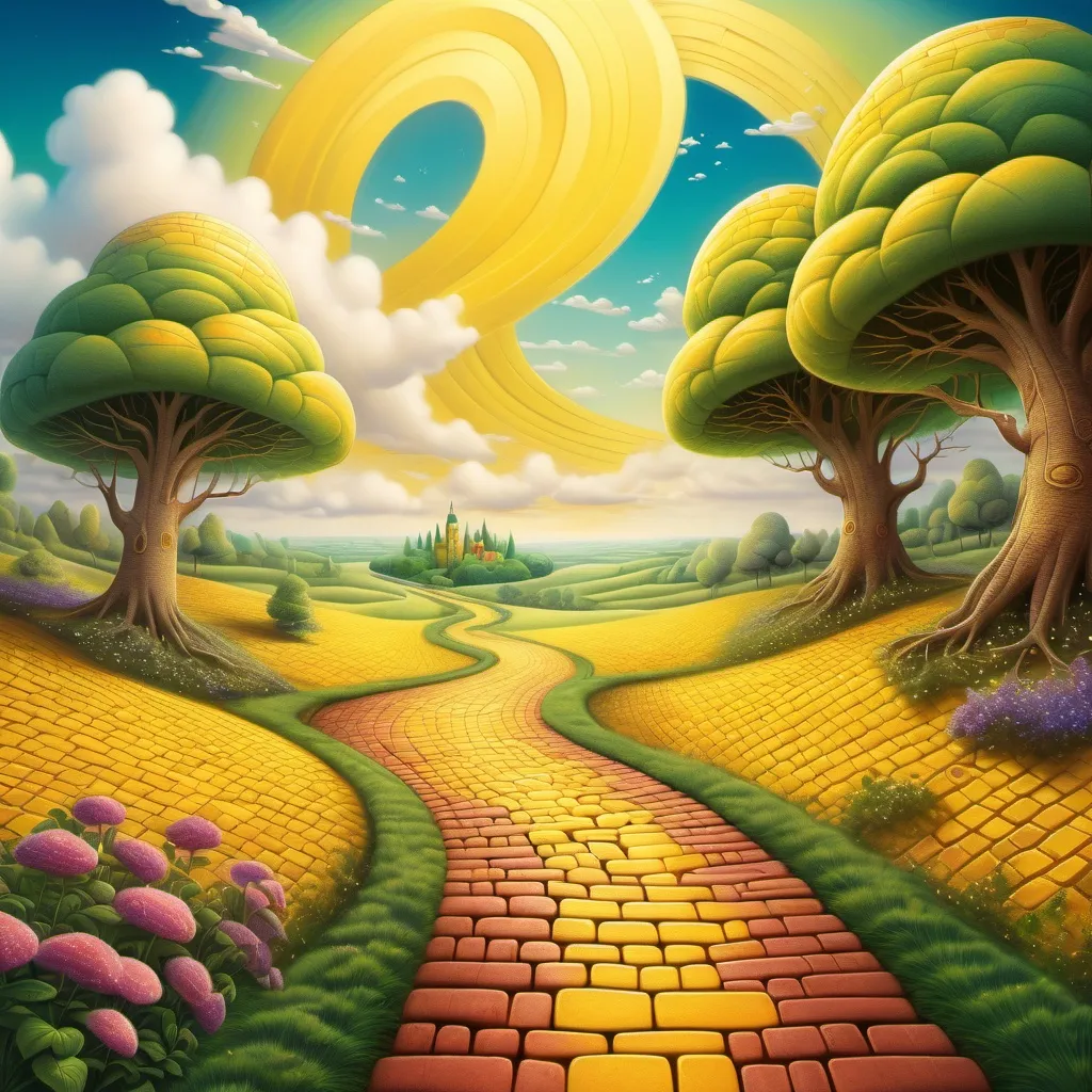 Prompt: Goodbye Yellow Brick Road