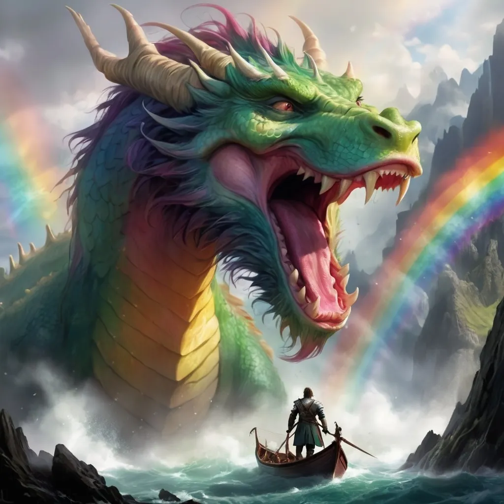 Prompt: you fight to kill the dragon
You bargain with the beast
Then sail into a sigh
You run along the rainbow
And never leave the ground
Still, you don't know why