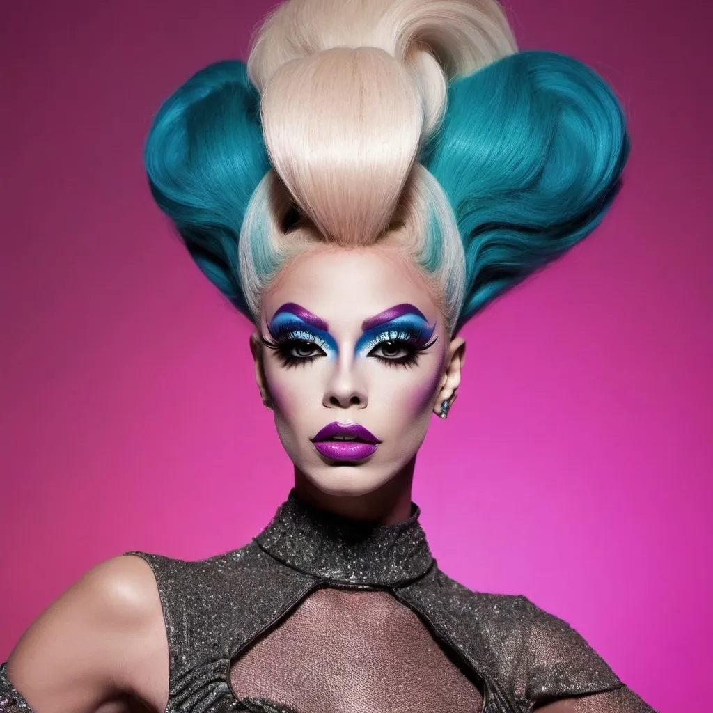 Prompt: Gorgeous 25-year-old Aliens from the planet Called Drag Queen.