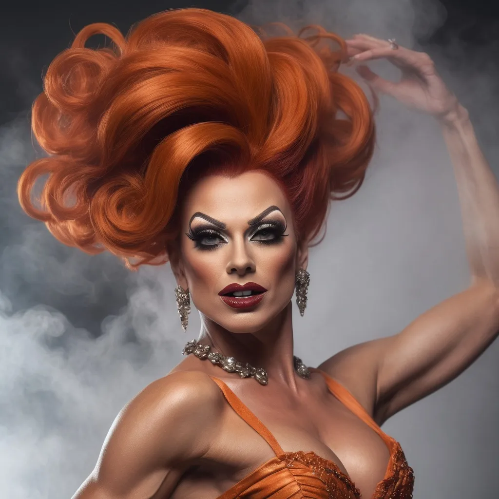 Prompt: Gorgeous ultra-muscular 35-year-old French drag queen with burnt orange updo hair dancing the cancan.
Deep splits.
splash art, hyper detailed, ultra realistic, highly detailed, surreal heavy mist, AI defined exquisitely beautiful, totally ultra-realistic 35-year-old French drag queen, gorgeously detailed facial features, perfect body proportions, ultra glamorous, perfect shading, impeccable contrast, HDR, UHD, high res, 64k