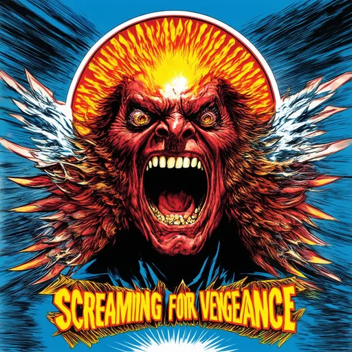 Prompt: Screaming for vengeance 