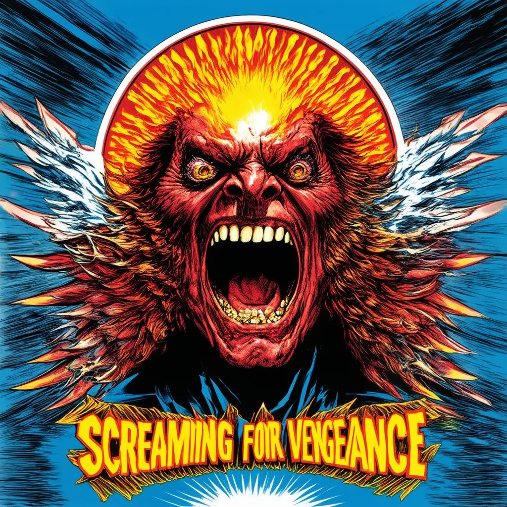 Prompt: Screaming for vengeance 