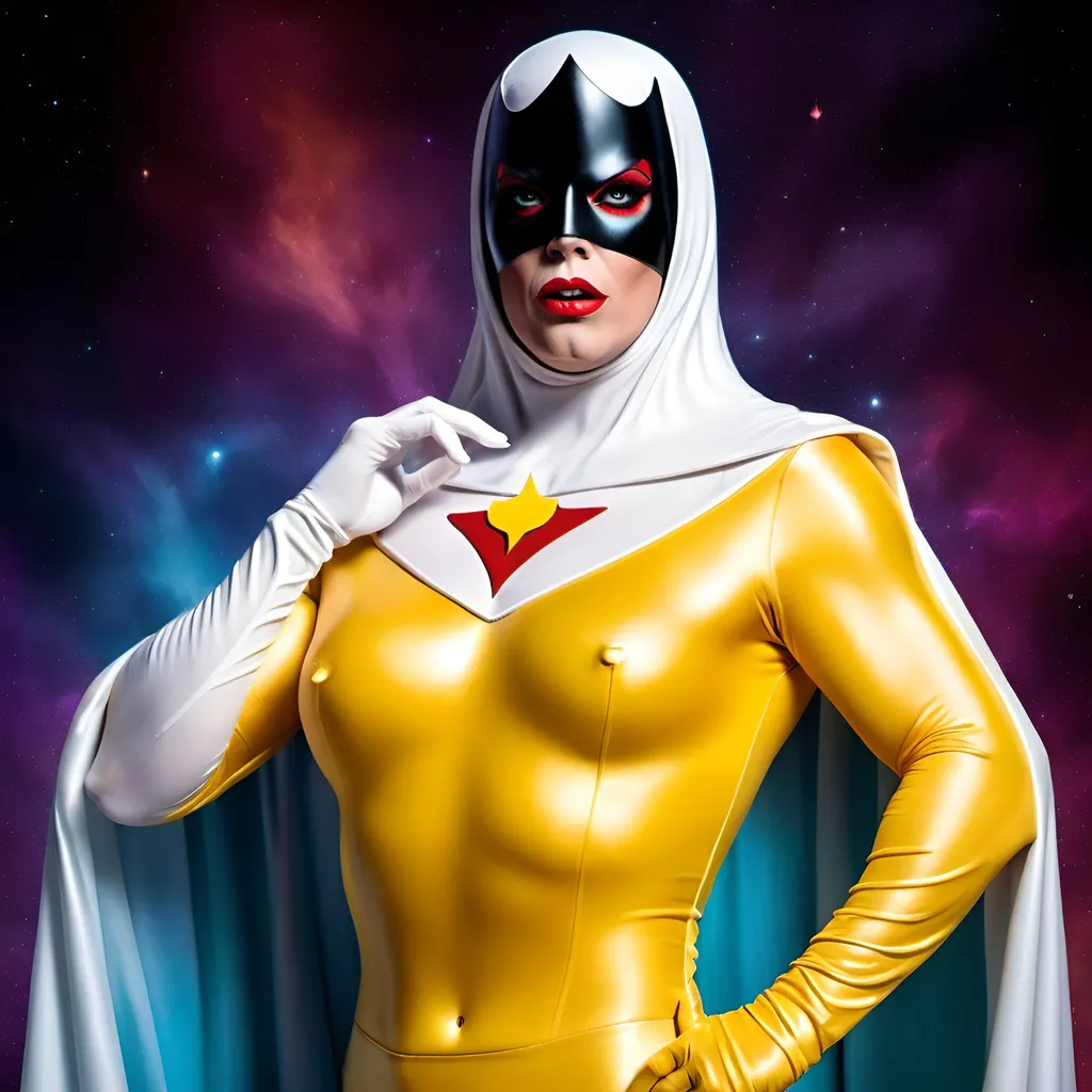 Prompt: If Space Ghost was a drag queen