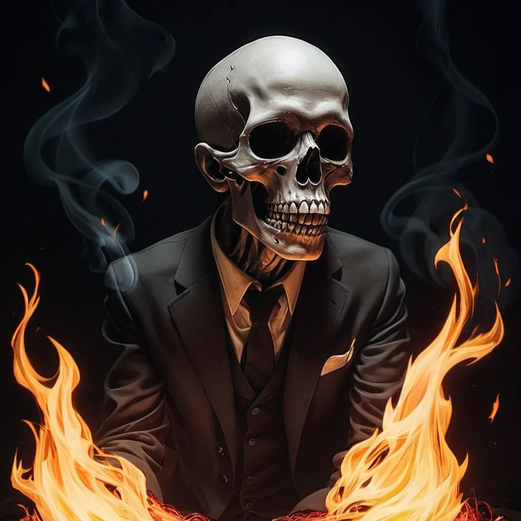 Prompt: Kill the spirits and you'll be blinded
And the end is always the same
Play with fire you burn your fingers
And lose your hold of the flame, oh