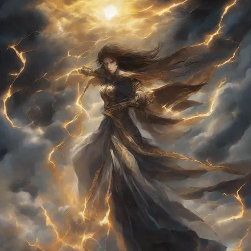 Prompt: Heroine of the night
Blood and thunder rushing through me
'Til the dawn of light
The sky is turning gold