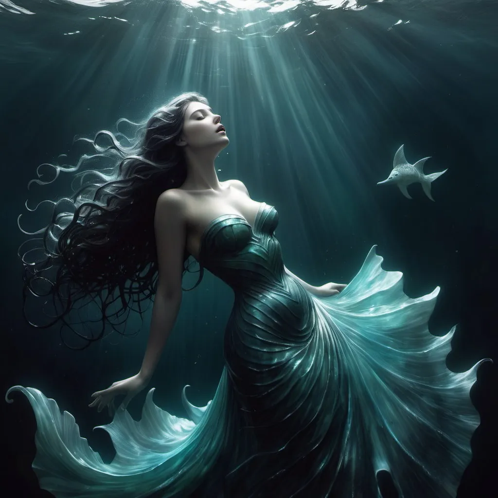 Prompt: A siren from the deep came to me
Sang my name my longing
Still I write my songs about that dream of mine
Worth everything I may ever be