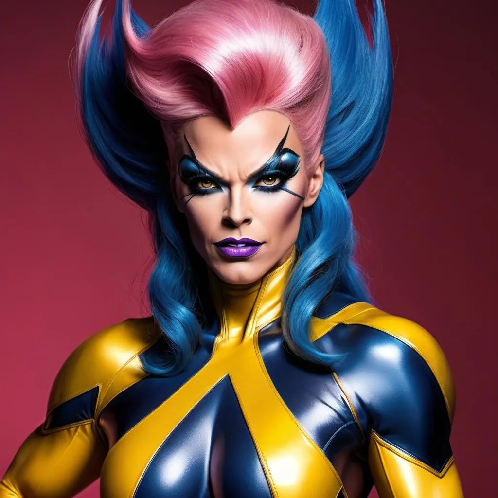 Prompt: Gorgeous drag queen (Marvel Superhero Wolverine)