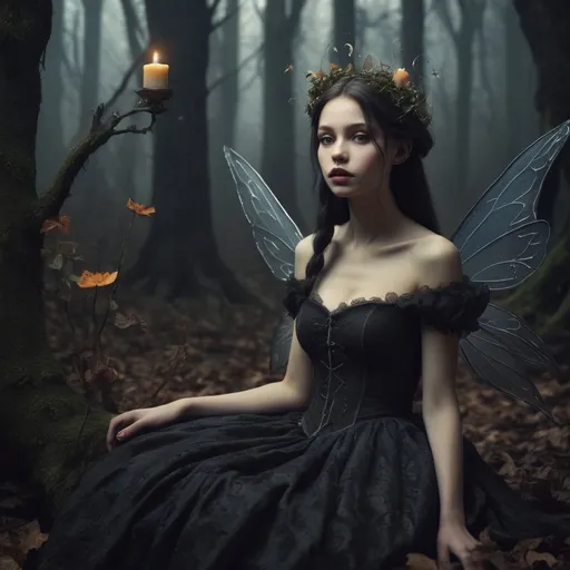 Prompt: Reimagine a classic fairy tale with a dark and unconventional twist.