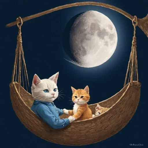 Prompt: And the cat's in the cradle and the silver spoon
Little boy blue and the man in the moon
"When you coming home, dad?" "I don't know when"
But we'll get together then
You know we'll have a good time then