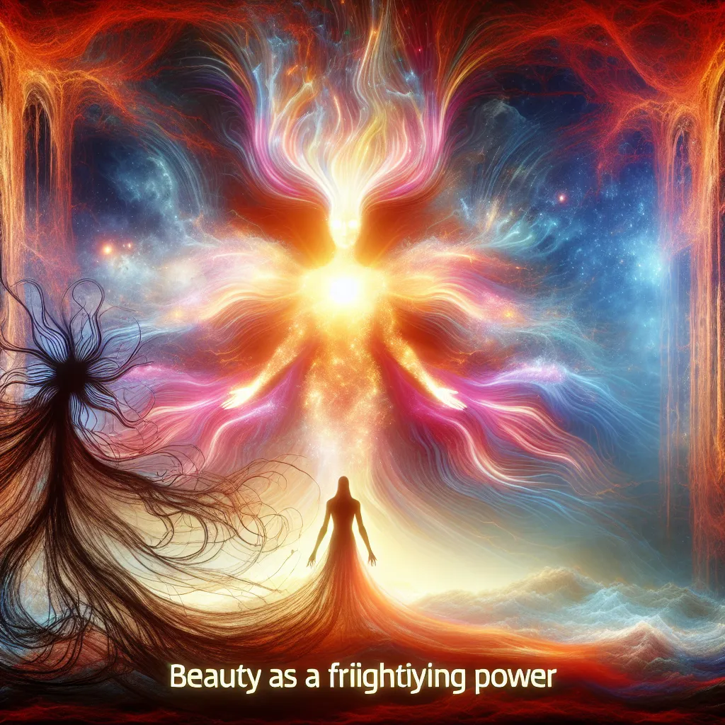 Prompt: Beauty is a frightening power.