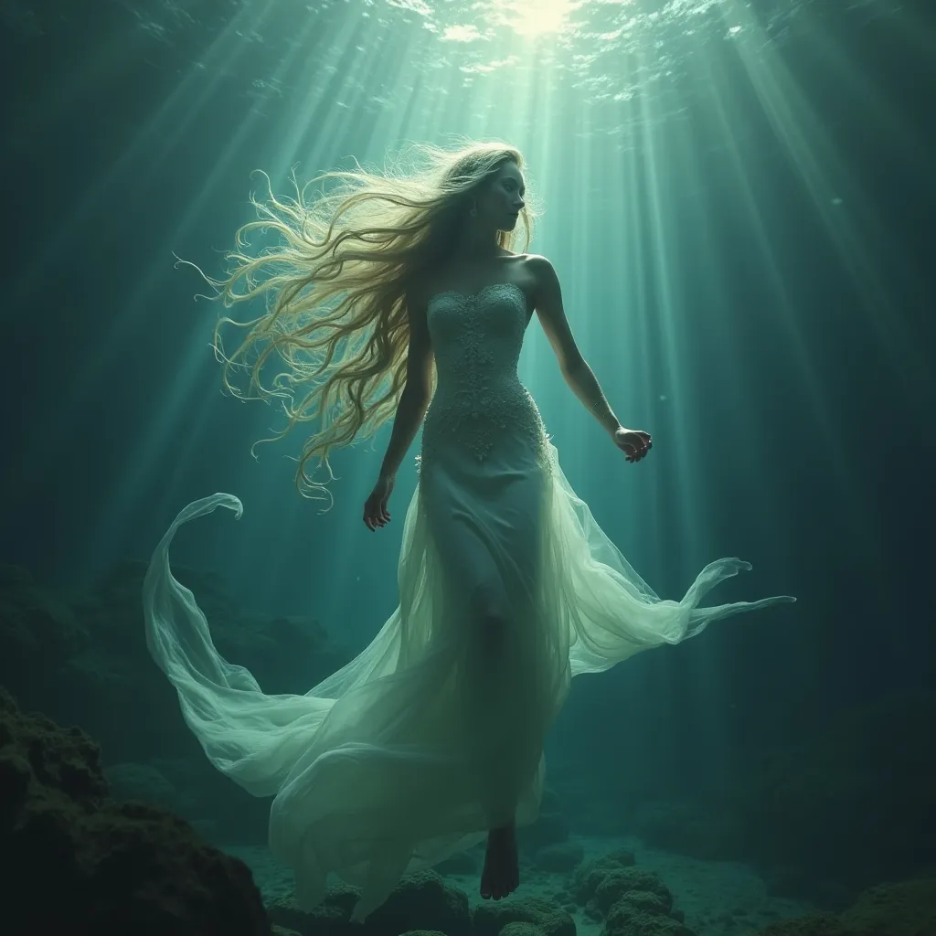 Prompt: A siren from the deep came to me
Sang my name my longing
Still I write my songs about that dream of mine
Worth everything I may ever be