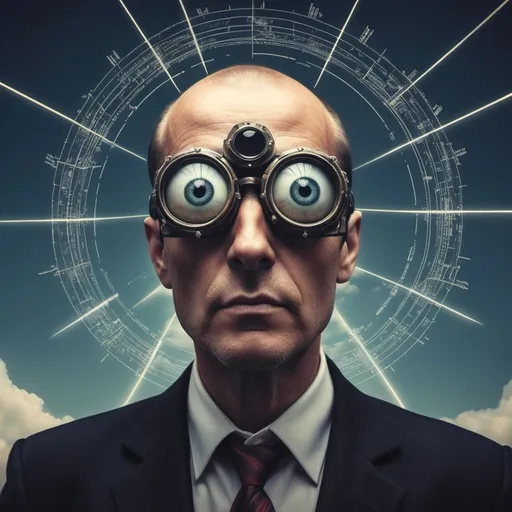 Prompt: I am the eye in the sky
Looking at you, I can read your mind
I am the maker of rules
Dealing with fools, I can cheat you blind