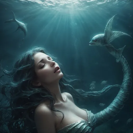 Prompt: A siren from the deep came to me
Sang my name my longing
Still I write my songs about that dream of mine
Worth everything I may ever be