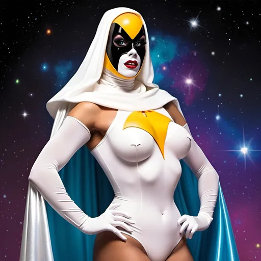 Prompt: If Space Ghost was a drag queen