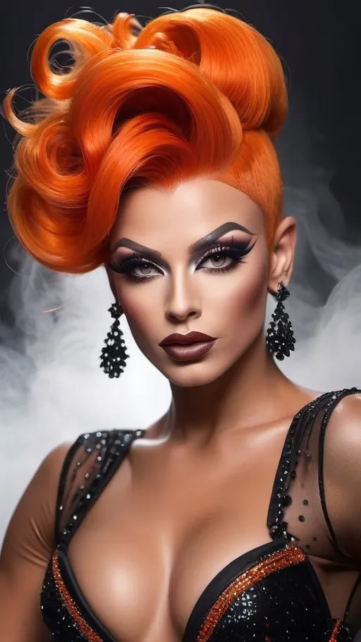 Prompt: Gorgeous ultra-muscular 25-year-old Dutch drag queen with dark orange updo hair dancing the cancan.
Deep splits.
splash art, hyper detailed, ultra realistic, highly detailed, surreal heavy mist, AI defined exquisitely beautiful, totally ultra realistic 25-year-old Dutch drag queen, gorgeously detailed facial features, perfect body proportions, ultra glamorous, perfect shading, impeccable contrast, HDR, UHD, high res, 64k