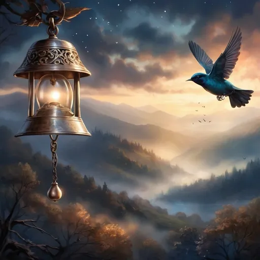 Prompt: Rhiannon rings like a bell through the night
And wouldn't you love to love her?
Takes to the sky like a bird in flight
And who will be her lover? 