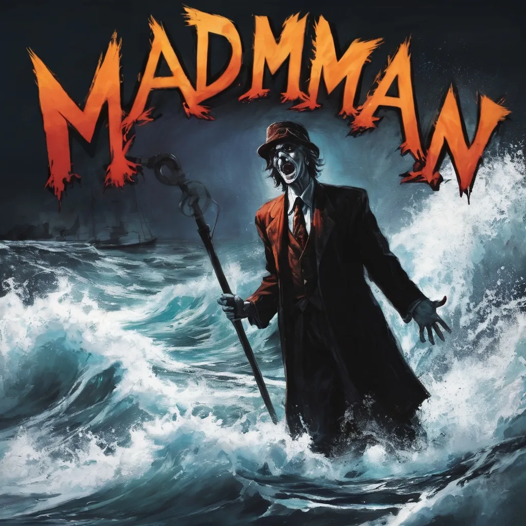 Prompt: Madman across the water