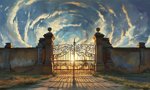 Prompt: You can see but you're blind
Someone turned the sun around
But you can see in your mind
The gates of Babylon