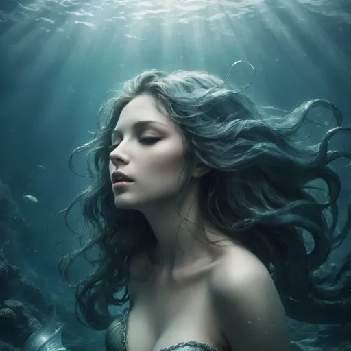 Prompt: A siren from the deep came to me
Sang my name my longing
Still I write my songs about that dream of mine
Worth everything I may ever be