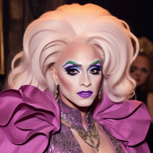 Prompt: If Harry Potter was a gorgeous graceful drag queen.