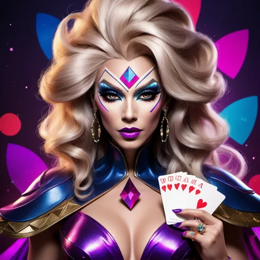 Prompt: Gorgeous drag queen (Marvel Superhero Gambit)