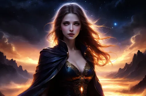 Prompt: Heroine of the night
Blood and thunder rushing through me
'Til the dawn of light
The sky is turning gold