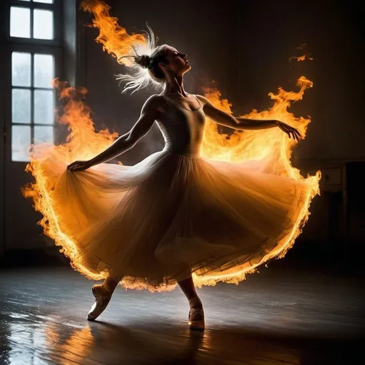 Prompt: The dancer slows her frantic pace

In pain and desperation

Her aching limbs and downcast face

Aglow with perspiration

 

Stiff as wire, her lungs on fire

With just the briefest pause

The flooding through her memory

The echoes of old applause

 

She limps across the floor

And closes her bedroom door...